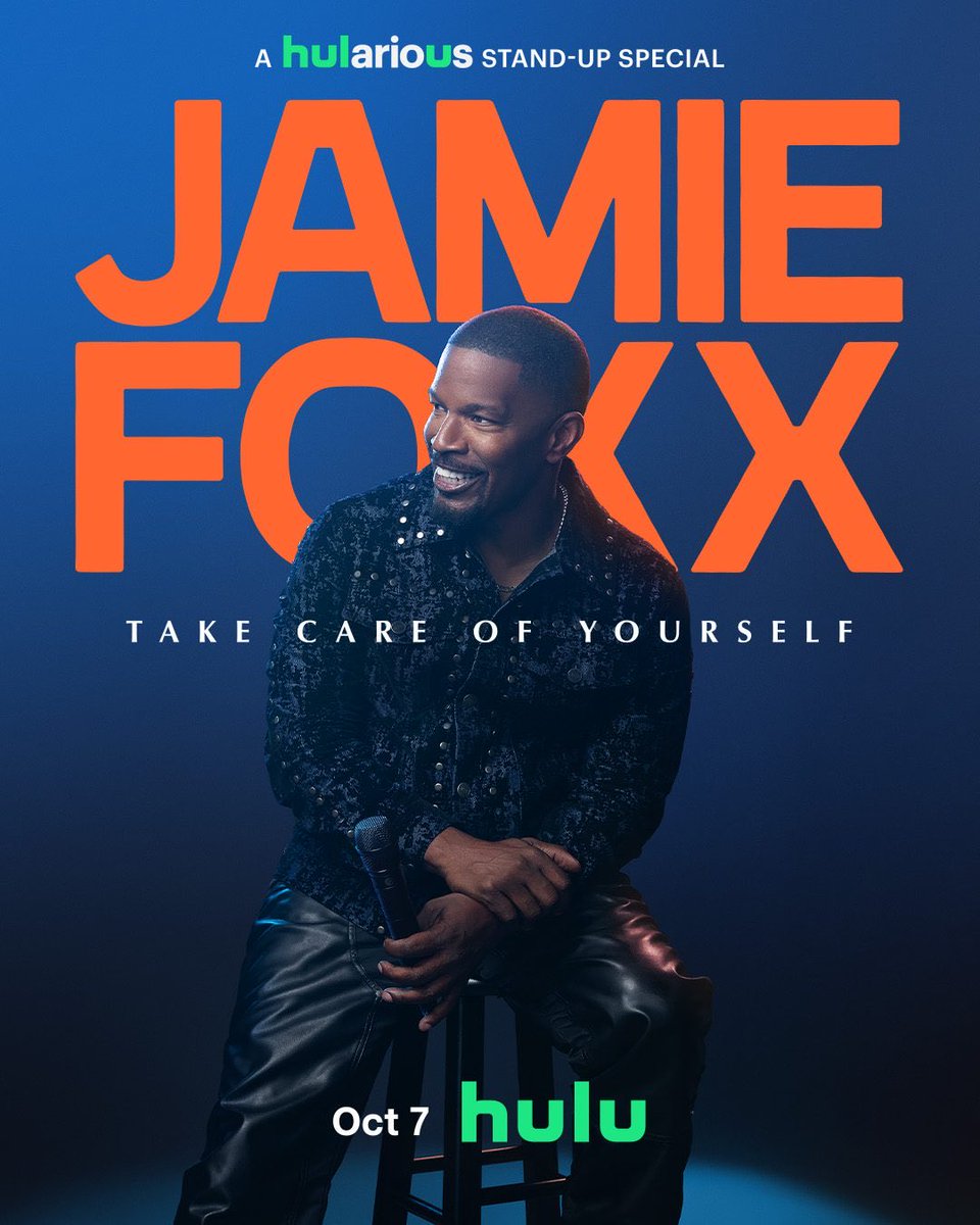 marlon_eric1's tweet photo. HULU protect your peace.Have a laugh.
Take care of yourself premieres October 7 on Hulu 
#hularious
#jamiefoxx https://t.co/zWs639I93Z