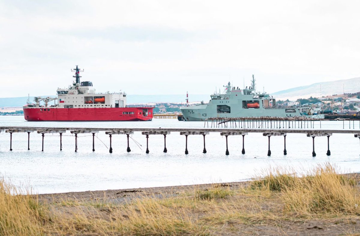 SA_Defensa's tweet photo. “…including defence and aerospace industries…”

Canadian defense industry helped modernize the Chilean Navy's Type 23 frigates using its CMS 330 combat management system.

Additionally, the icebreaker Almirante Viel was designed by Canada’s Vard Marine. https://t.co/CXW7poWZ8O