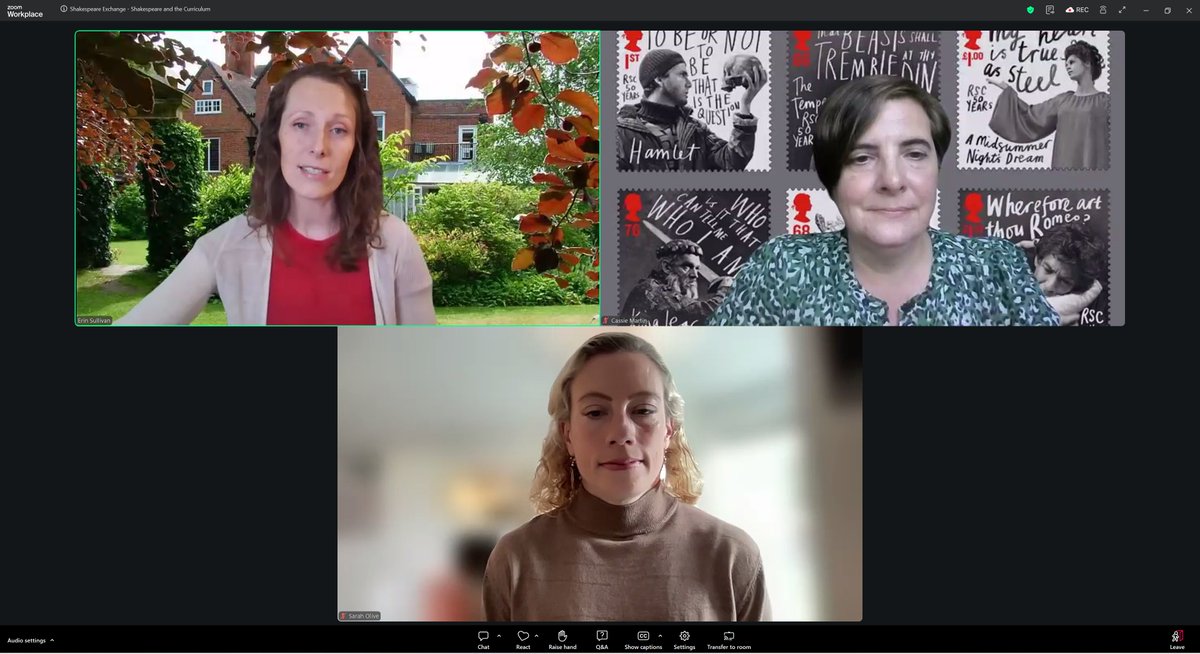 ShakesInstitute's tweet photo. Thank you to everyone who joined the inaugural #ShakespeareExchange session last night! If you couldn't make it, sign up for the recording here: https://t.co/3QWrMnoo0a
Next up, Macbeth with Ewan Fernie and Alistair Wilkinson, 21 Oct. @Team_English1 #Shakespeare #TeachingEnglish https://t.co/tjVEXmwR9w