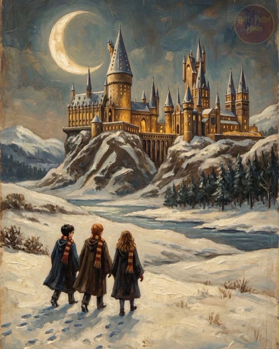 TheDailyHPotter's tweet photo. Heading home ❄️🏰 https://t.co/amw4E9Aldy