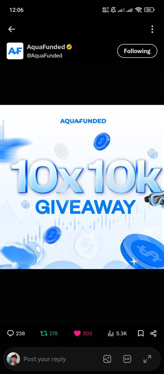 PDK_FX's tweet photo. @AquaFunded @LewisAquaFunded Follow      ✅
🔔             ✅
Like , RT  ✅
Coment  ✅

Done all 🤝 https://t.co/2z5IhcSBkY