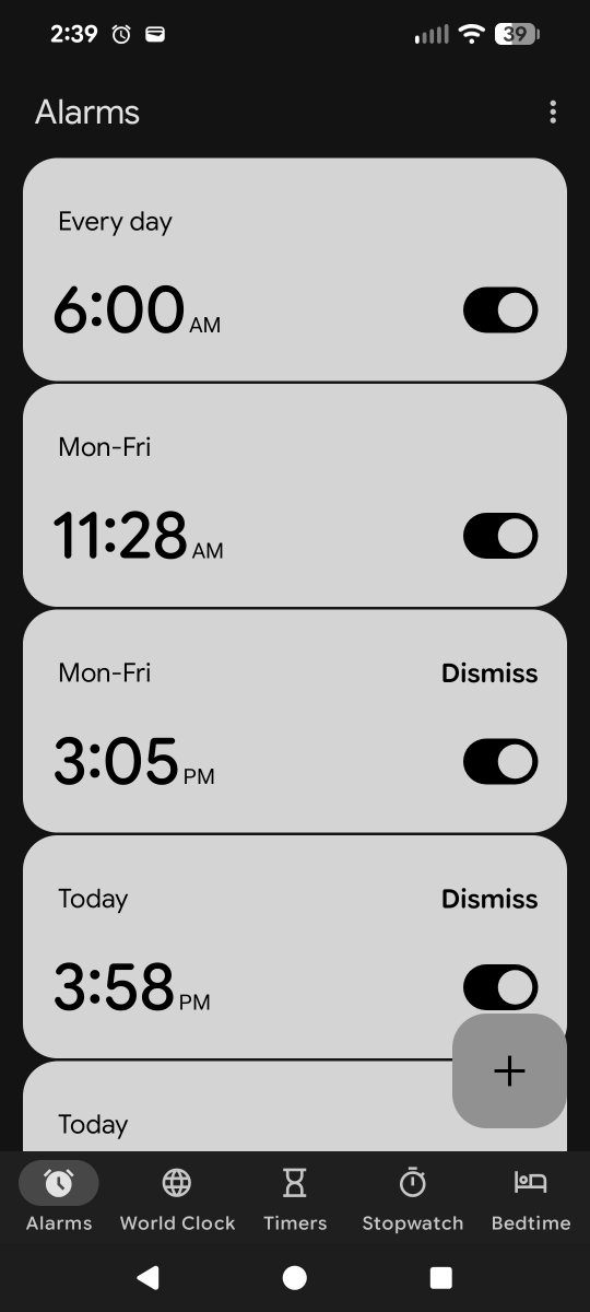 agrarian_frog's tweet photo. @Brien_Jackson Preach. It's me and my alarms against the world. I would not have reached my current career success without systems like this. These clowns don't want to succeed, they want to whine. https://t.co/eQvKa1NqfT