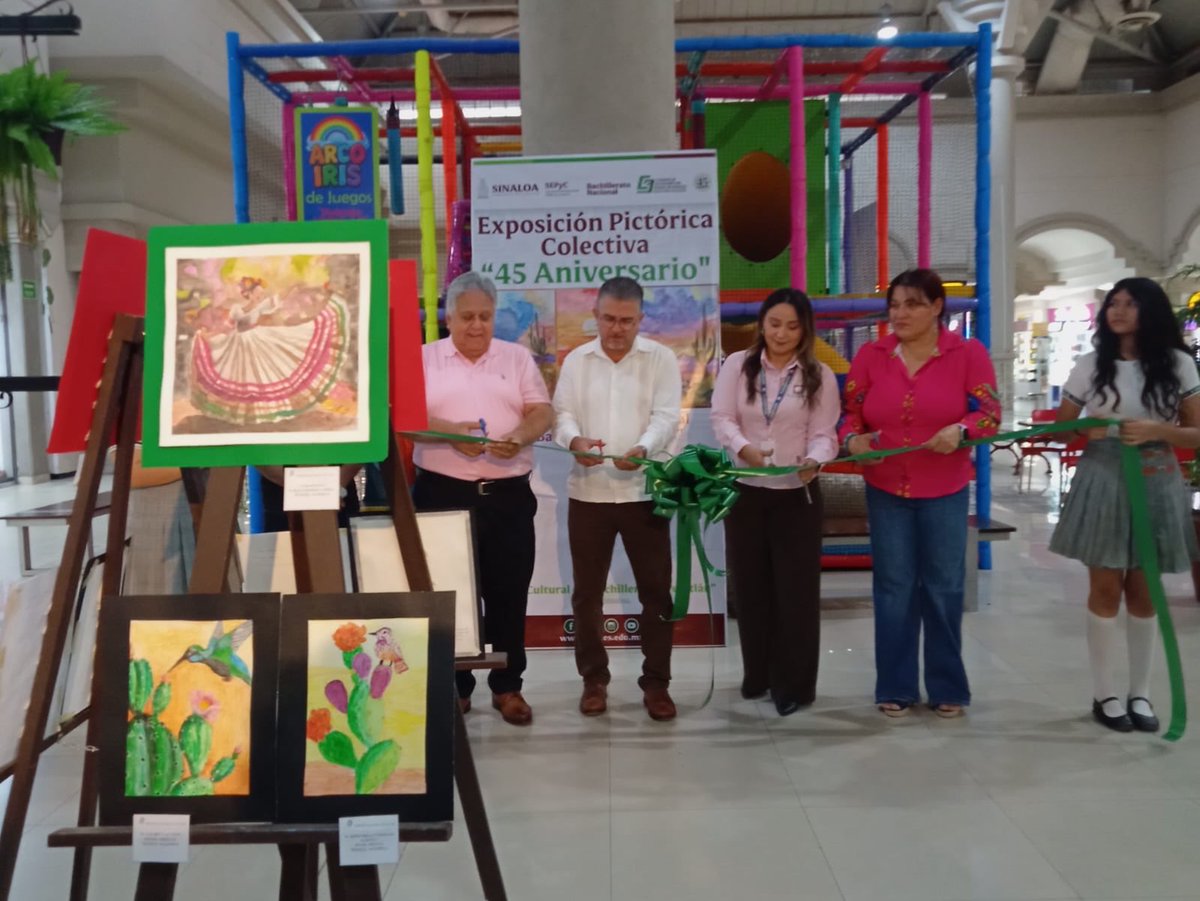 Cobaes55's tweet photo. Inauguración de Pictórica colectiva.
Las autoridades de COBAES Zona 02 participaron en la inguracion de la Pictórica Colectiva, un espacio dedicado a la expresión artística, la creatividad y la participación de nuestros estudiantes. https://t.co/z1FX2m7TTC