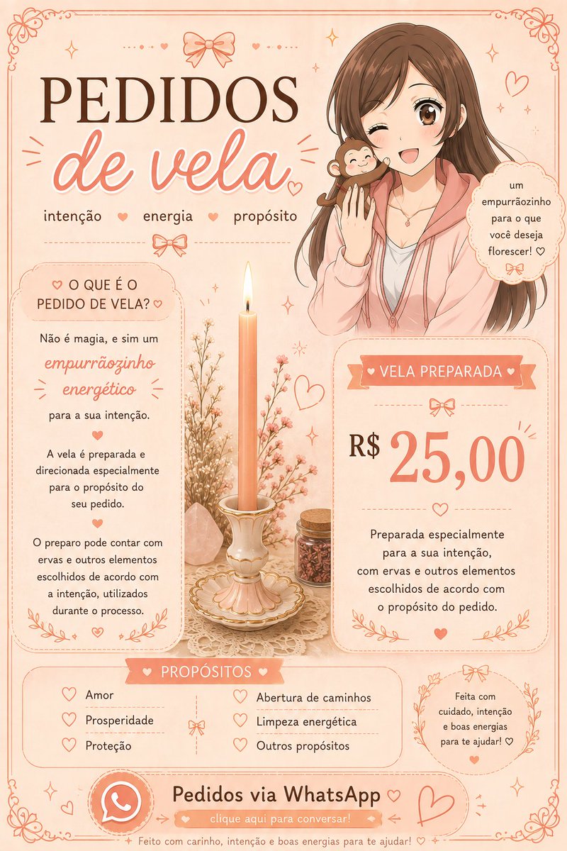 Esmeraldacigan7's tweet photo. 🔮✨️MESA ABERTA
As cartas podem trazer novos caminhos,respostas e direcionamentos para o seu momento.🃏❤️
📲Tiragens pelo WhatsApp:https://t.co/ZwqeV1XnOA
💌atendimento imediato
#Cartomancia #freecard #LeituraDeCartas #viral #tarotw #tarot #thead previsões promoção https://t.co/ctDGbH8X38