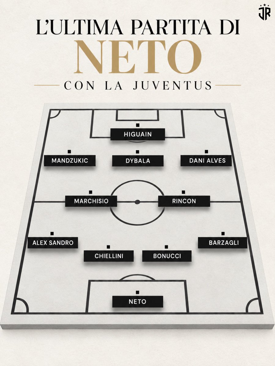 Juventus_Reborn's tweet photo. 👀🔙 L’ultima partita di #Neto alla #Juventus: la formazione bianconera nella finale di #CoppaItalia 2016/17 contro la #Lazio. https://t.co/KqZcXJlhnX