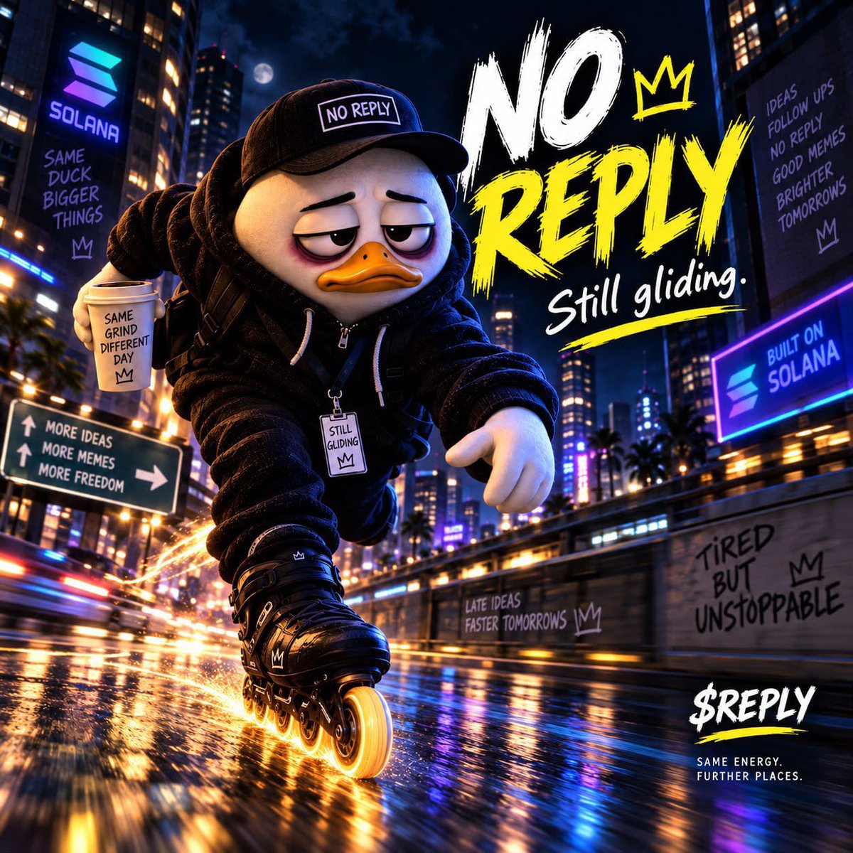 0x_pio's tweet photo. @1000xgirl $REPLY is that ticker

pre-launch and ready for its first real run

September 28 is the date I’m watching 

the ghosted intern is finally getting his moment

 @NoReplySOL https://t.co/XmSZ5bgOam