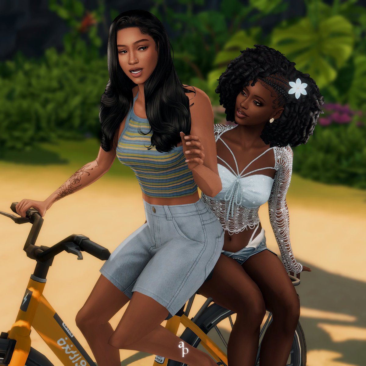 aashwarrplays's tweet photo. taking the scenic route. 🚲 #TheSims4 https://t.co/kJsOv4tc45