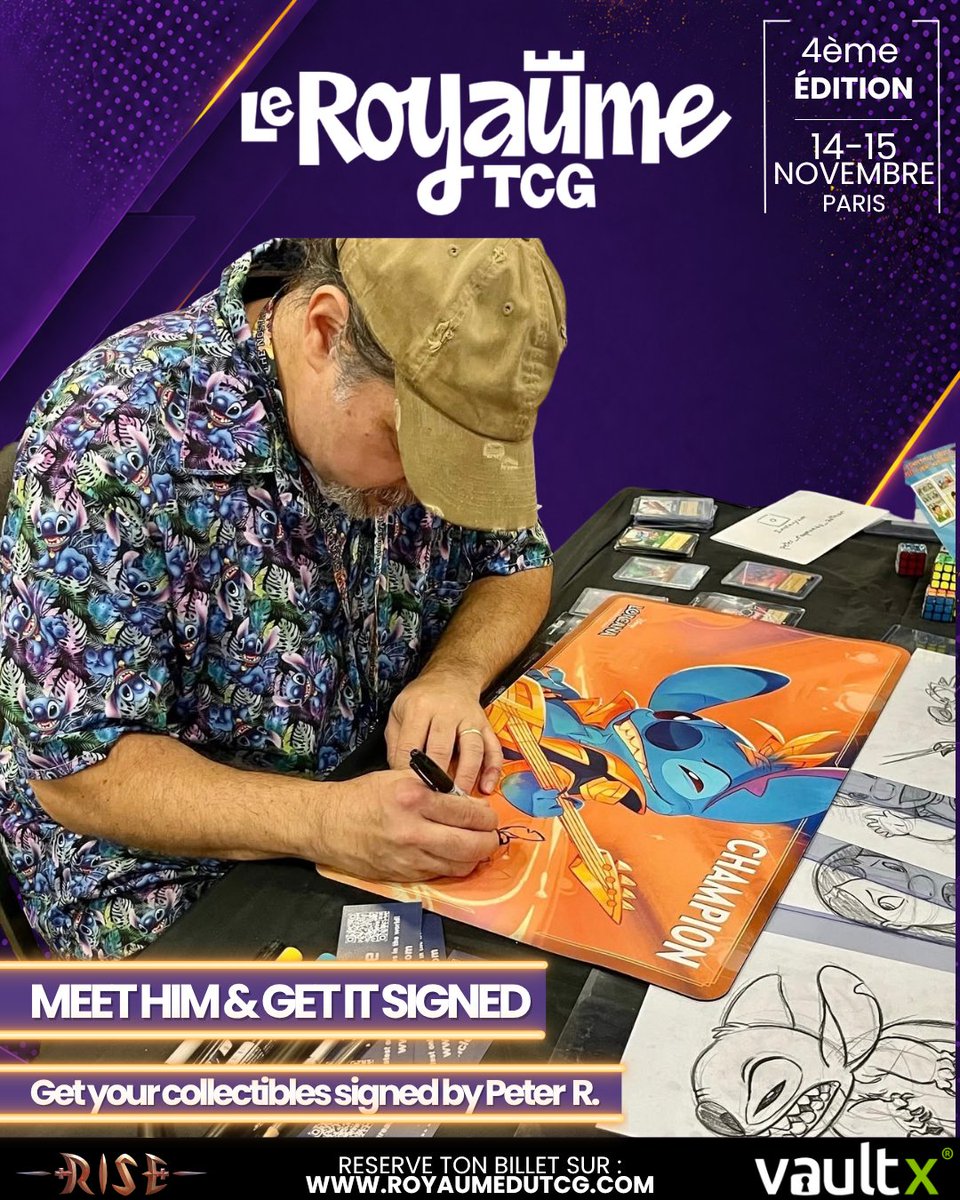 Royaumedutcg's tweet photo. Peter Raymundo rejoint le Royaume du TCG !

Ancien animateur chez Walt Disney Studios, Peter Raymundo a participé à pas moins de 9 films du studio, parmi lesquels Mulan, Le Roi Lion, Lilo &amp; Stitch et Kuzco 

Retrouvez Peter Raymundo au Royaume du TCG les 14 &amp; 15 novembre ! https://t.co/rsafdLzaZT