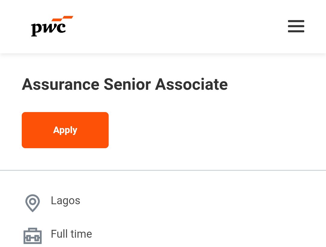TomiTalksTax's tweet photo. Assurance Senior Associate at PWC

Apply via: https://t.co/00tPKqVu9X https://t.co/LWDG6qVncu