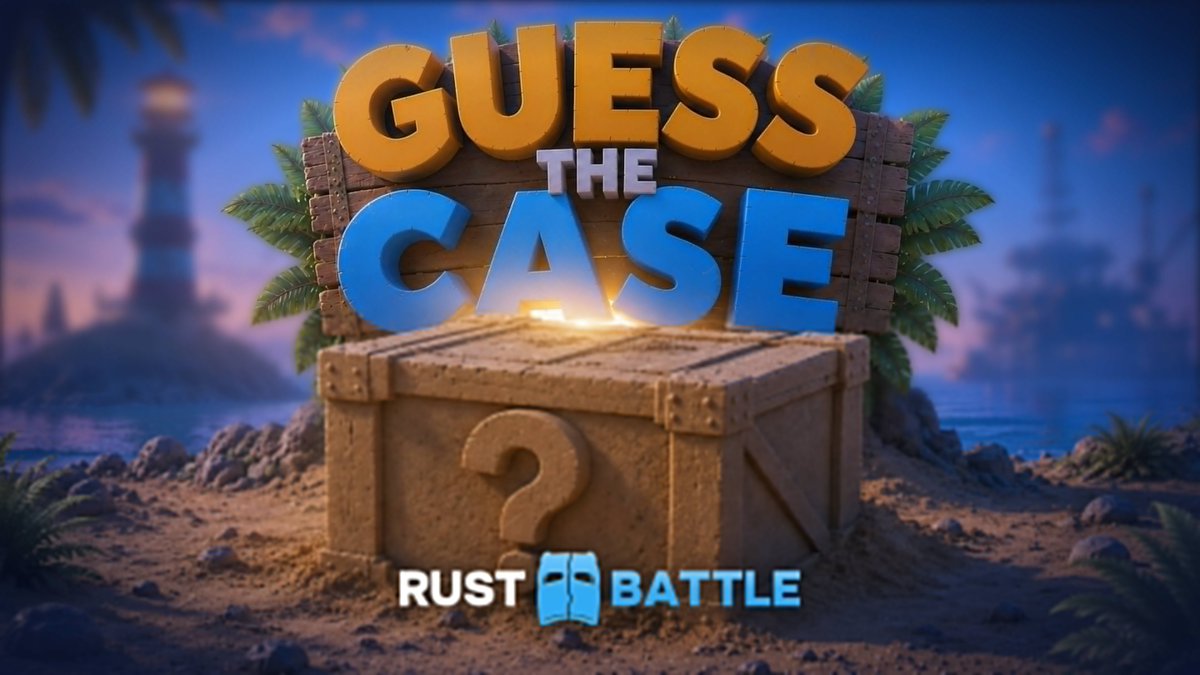 RustBattleCom's tweet photo. Can you guess the Case❔( 325.00🪙)

Drop your guess and ID in the comments👇

Follow+RT for a chance to win some balance💰 https://t.co/IoJj9TavLM