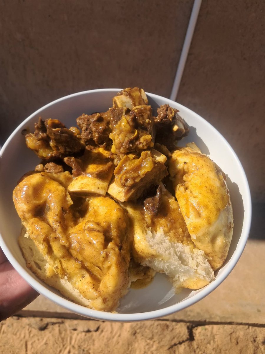 The_Voom's tweet photo. @SALITOSBEER_ZA Heritage Day done right! 🇿🇦 A steaming bowl of rich beef stew and fluffy dombolo. The only thing missing to cut through this delicious local flavor is an ice-cold, refreshing case of @SALITOSBEER_ZA 🍻🔥 #ExpectTheUnexpected #HeritageBraai https://t.co/CdLFQtvjIu