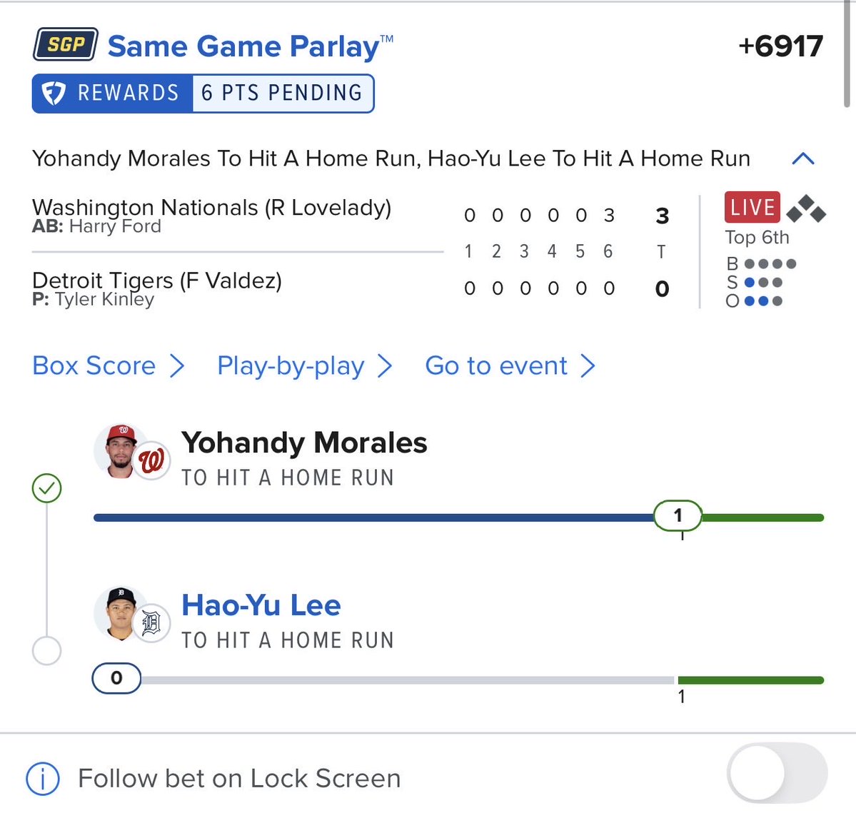 darkskin_f's tweet photo. @MLBHR Does lee got me!! https://t.co/bB3WPThbZY