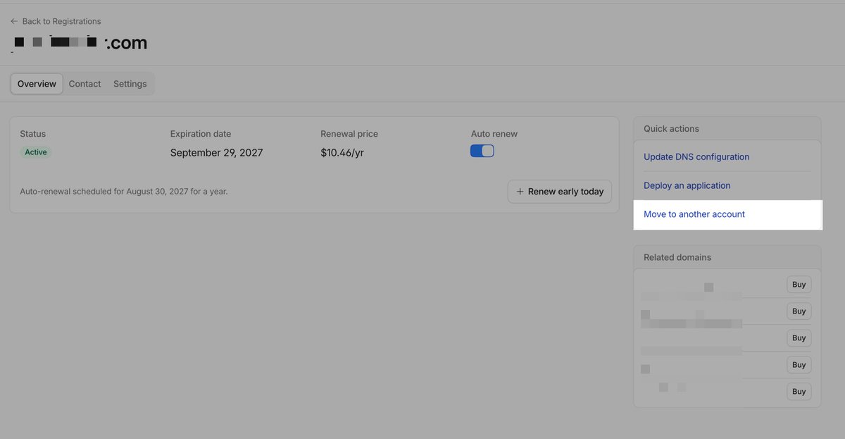 robramz_ai's tweet photo. Finally, @Cloudflare allows domain transfers between accounts. This means you no longer depend on third parties to temporarily host the domain while you transfer it to another account. It seems I have something to do with this... https://t.co/VLq2PUOlY7 https://t.co/IzdBzpVeaw