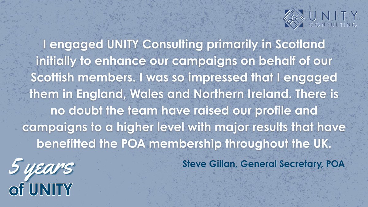 UnityConsults's tweet photo. Thanks to @POAUnion General Secretary, Steve Gillan. POA members face some of the most hostile working environments in the Western World and we are proud to support your campaigns on their behalf. https://t.co/or4zlKkaWS