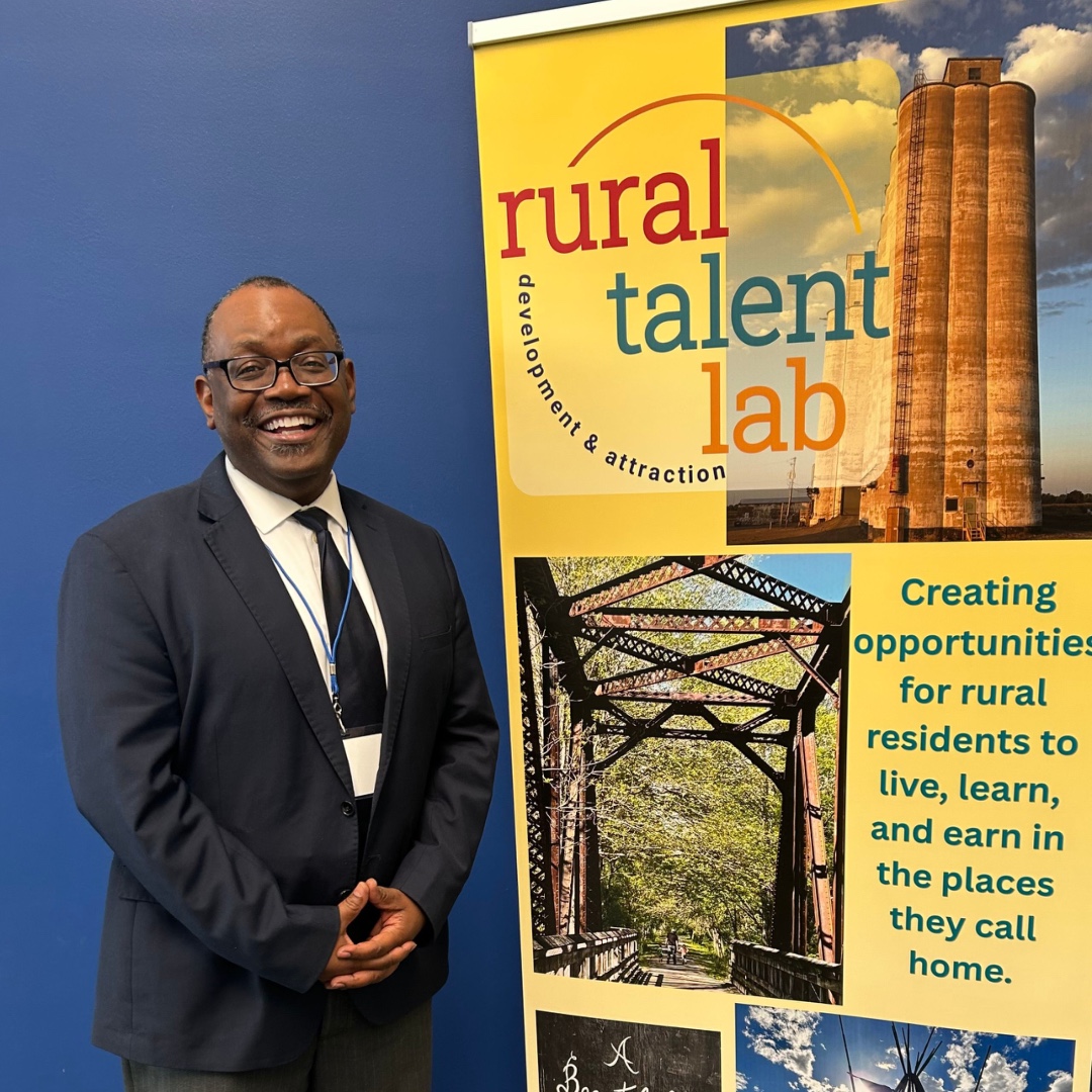 SHEEOed's tweet photo. SHEEO Vice President for Academic Affairs @JLaneSC is in Pennsylvania this week for a convening of the Rural Talent Lab Academy. Dr. Lane spoke on a panel this morning about storytelling, state policy, and building an advocacy agenda. https://t.co/6qsn3VyR1z