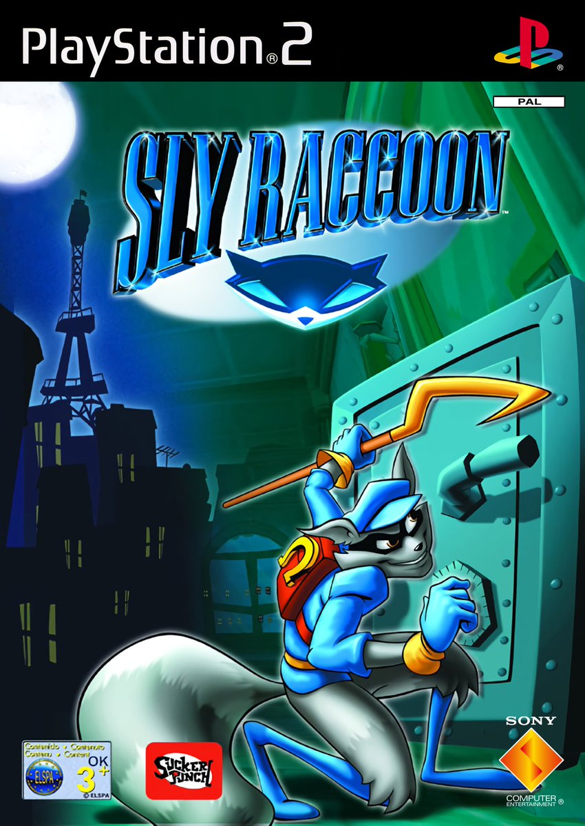 RetroGamerArt's tweet photo. Sly Raccoon (2002) https://t.co/vKHbcEWHlj