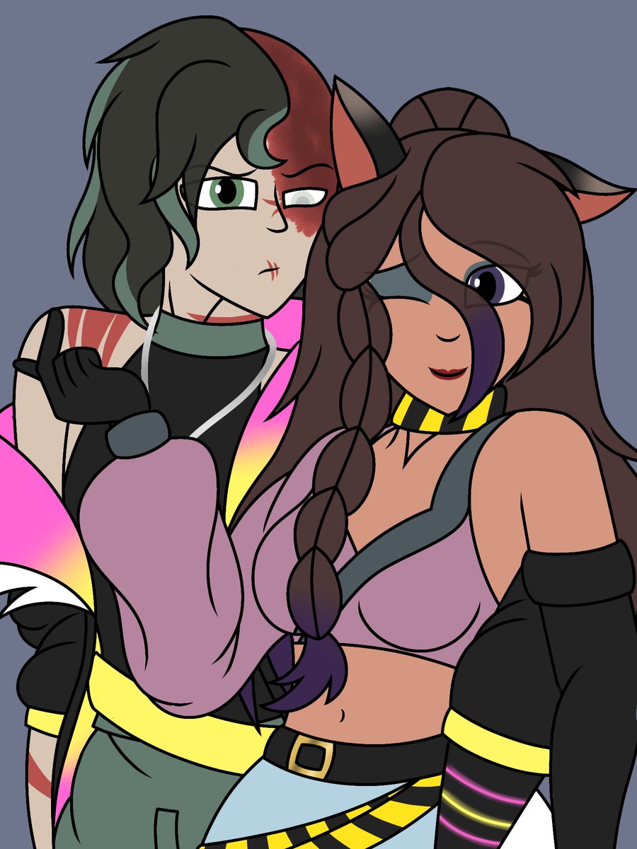 lililight6's tweet photo. Decidí hacer dos de mis ocs con ambos estilos 
Paranoia con Erick y Live my life con Itzil 

#MyHEARTSTEEL https://t.co/rskuCecwdp