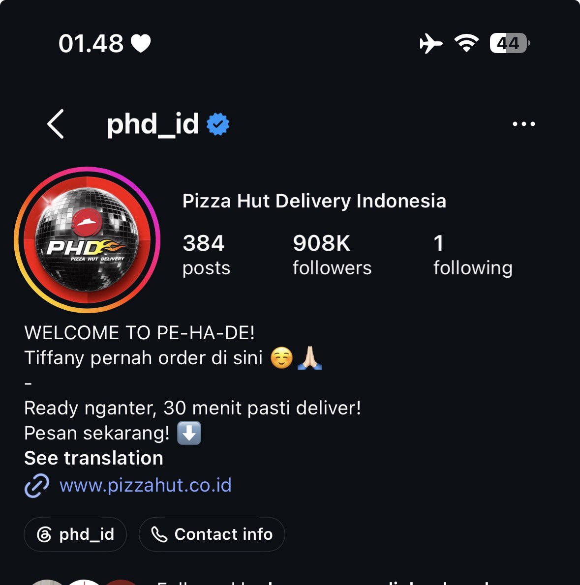 watermealen's tweet photo. komennya pizzahut mood banget 😭 mayaannn nih promosi gratis sampe go international 😭 BIONYA PHD GAKUAT 😭😭 tiffany pernah order disini ☺️🙏🏻 https://t.co/qd6UNtGOPV