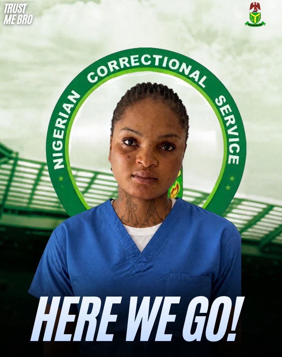 TAG_Degen's tweet photo. 🚨 BREAKING: Enori to Kirikiri, HERE WE GO!

The X "influencer" leaves on a free transfer and is set to sign a 5-year contract. She will soon undergo medicals at the Ikoyi High Court.

Negotiated by ItelNg, they've agreed personal terms with NCS, deal now almost done. https://t.co/IjPqbYaezI