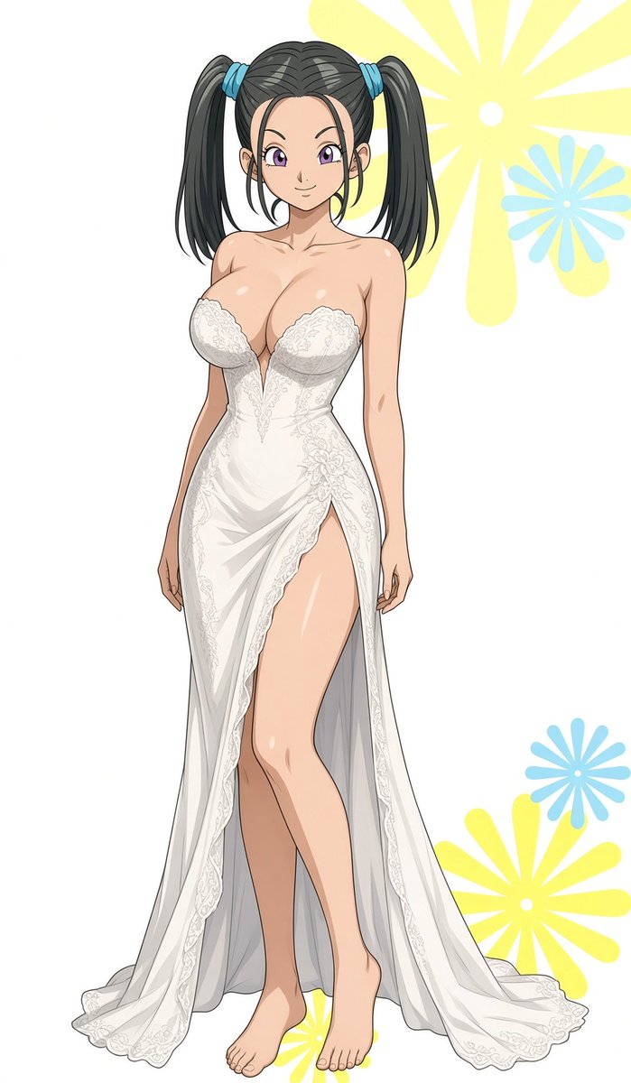 Birilillo's tweet photo. It's your wedding day, and she shows up at the altar wearing this dress—what is your first reaction?
#bluedragon #bouquet #anime #fanservice https://t.co/MZFdldMRrc