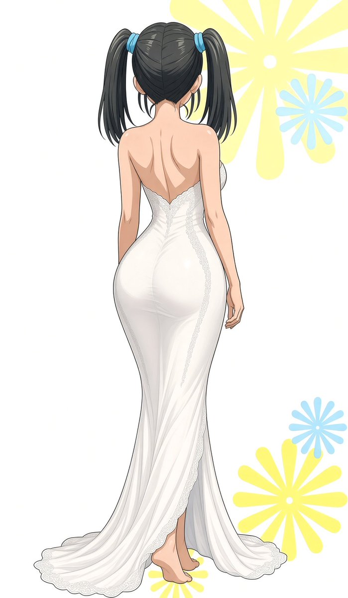 Birilillo's tweet photo. It's your wedding day, and she shows up at the altar wearing this dress—what is your first reaction?
#bluedragon #bouquet #anime #fanservice https://t.co/MZFdldMRrc