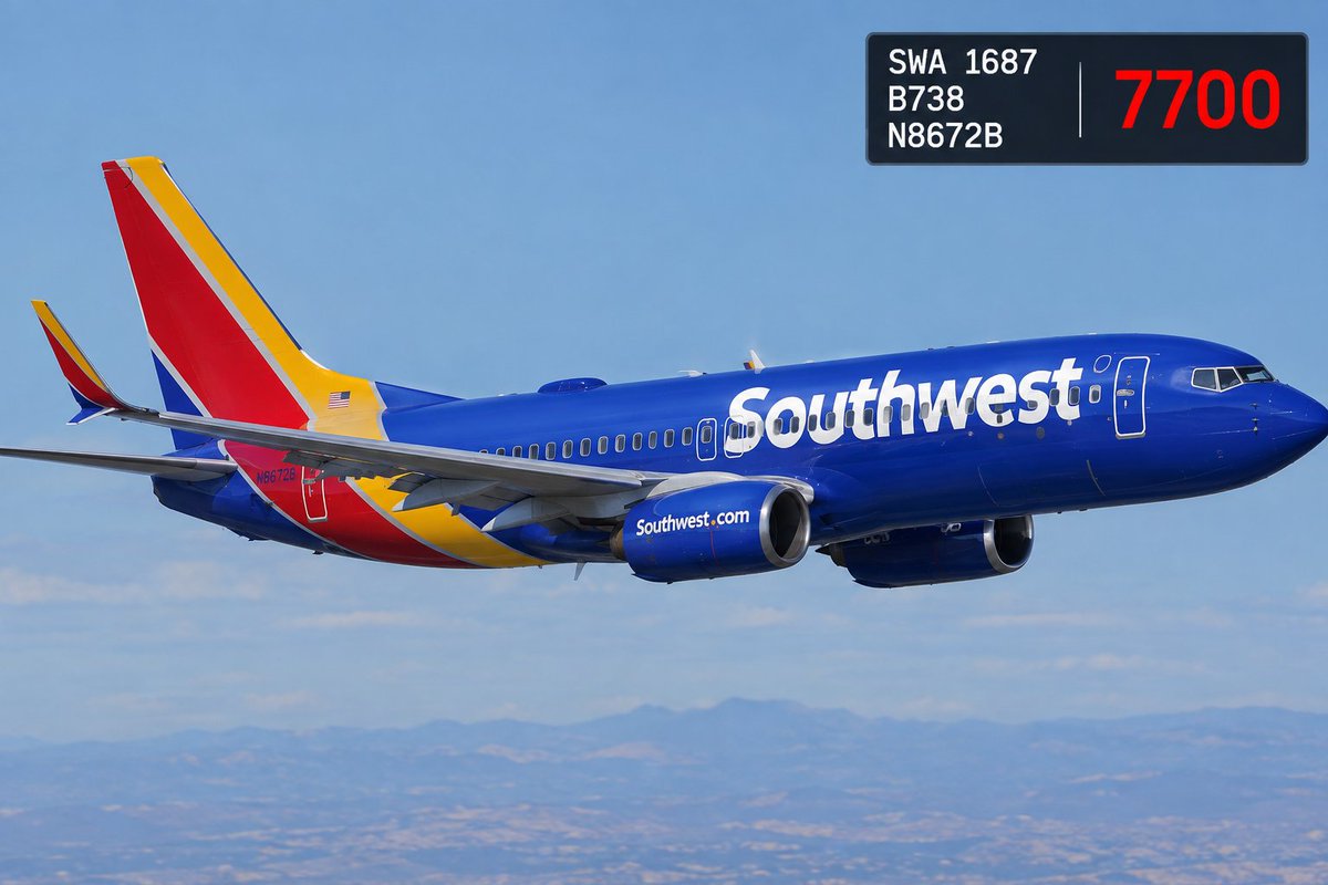 Avionessinalas's tweet photo. 🚨🔴 ÚLTIMA HORA | EMERGENCIA EN VUELO 🔴🚨
✈️ Compañía: Southwest Airlines
🛩️ Avión: Boeing 737 MAX 8
🟠 Matrícula: N9012J(#WN3130)
🛣️Ruta: PDX(#Portland)
MDW(#Chicago)
📡 LinK:
https://t.co/cRMVOn4NRJ
#SouthwestAirlines
#Boeing https://t.co/AMtq62yOb7