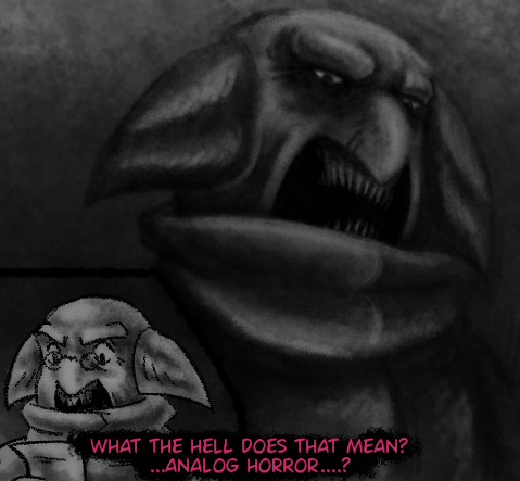 FreakVanKuchen's tweet photo. bellmultiversetravellersblog asked:

What does Syringeion think, about there being a analog horror version of himself? 👀 https://t.co/pn7NTrRK1j