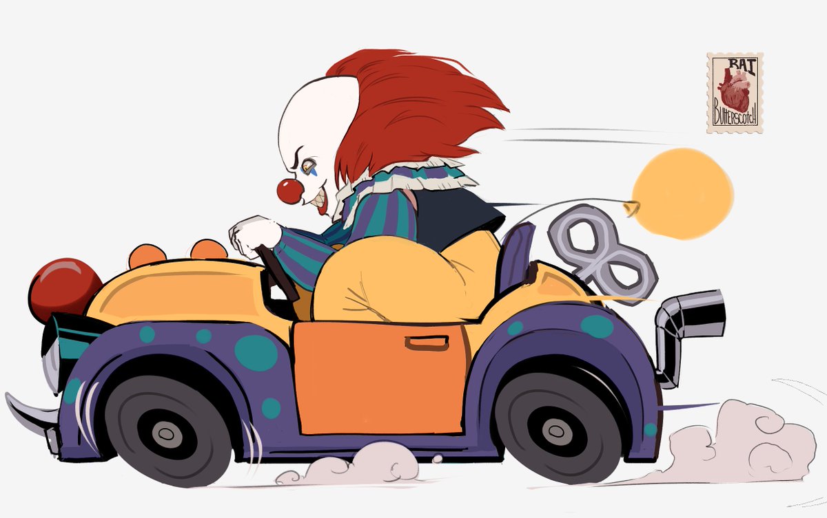 Raibutterscotch's tweet photo. VrOoOoom 💨💥🤡 https://t.co/Cdk0wzj5W3