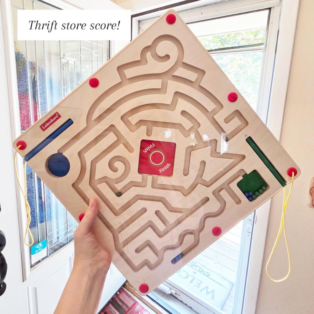 RaveelB's tweet photo. Thrift store win: Race to the Finish from Lakeshore Learning. I love finding secondhand toys that make learning fun: fine motor skills, counting, turn-taking, following directions, problem-solving, and early math. Would you have grabbed it too? https://t.co/lLl5Or4ljl