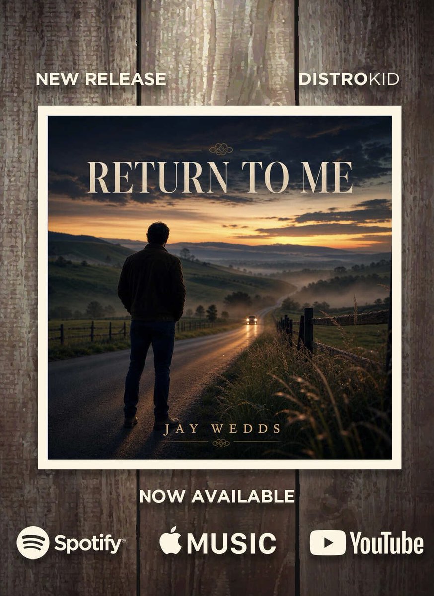 jay_wedds's tweet photo. My new single ‘Return to Me’ is OUT NOW! Listen on Spotify and at https://t.co/52JaCmr4mK #wendesdayvibes #newmusic #indie #Wednesdayvibe https://t.co/0BtJpldSf0