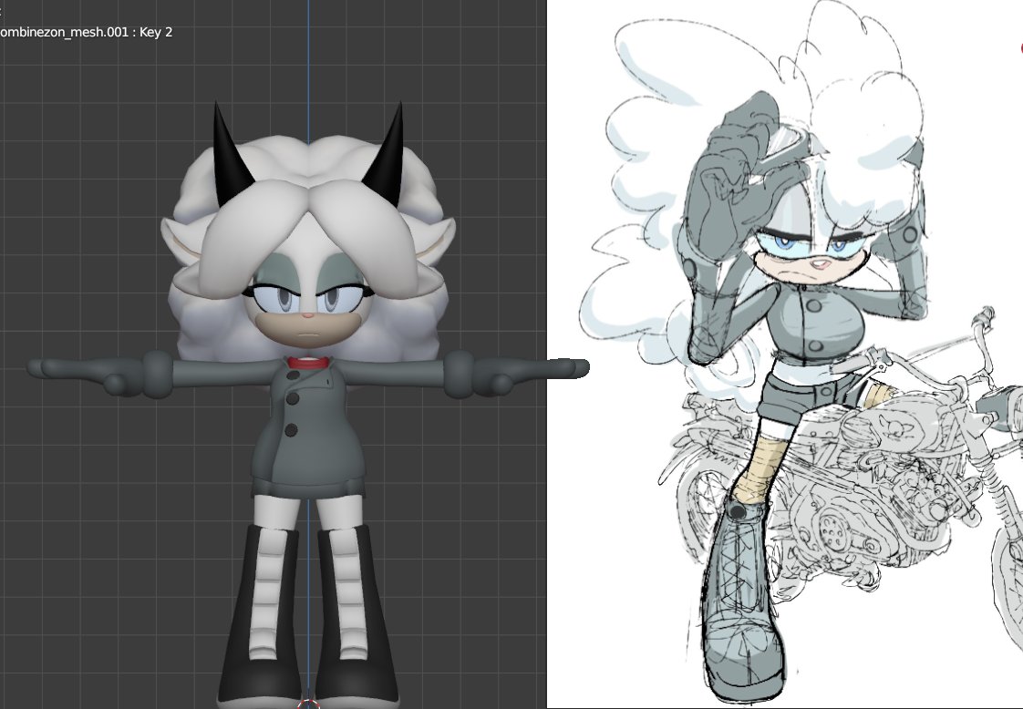 PhantomSnake_SK's tweet photo. Im trying to get back into models again, so here's the sheep from sonic https://t.co/WhJnghHIRQ