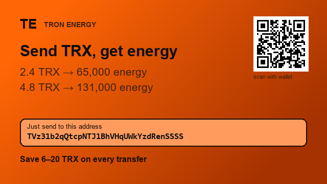 AustinSquigv's tweet photo. No bot, no signup. One address is all it takes.
Amount is calculated from the TRX you send

Address is in my bio
#cryptopayments #tetherwallet https://t.co/AqqivwReiV
