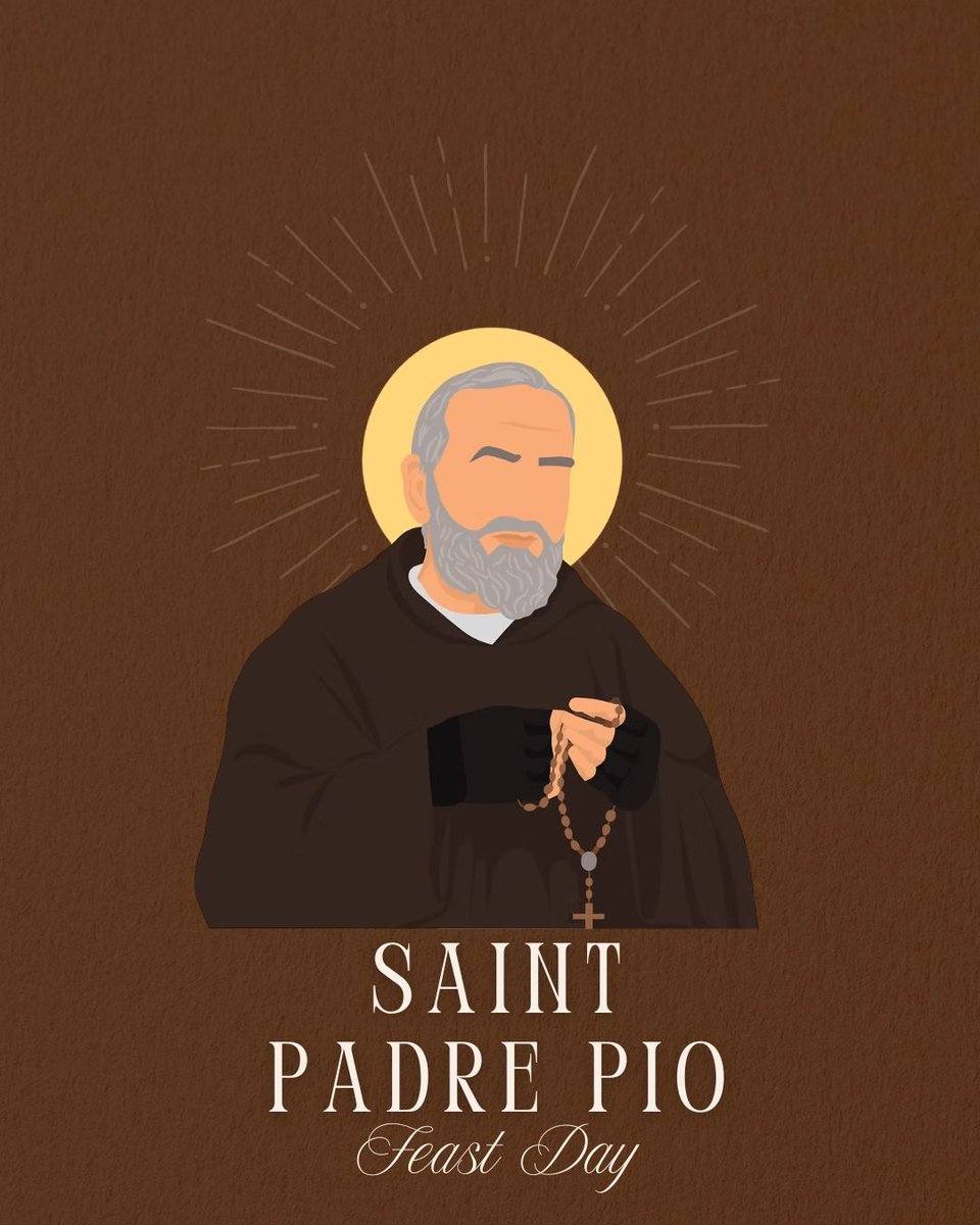 QHAcademy's tweet photo. “Pray, hope, and don’t worry.”

St. Padre Pio, pray for us. https://t.co/W19o2u14TB