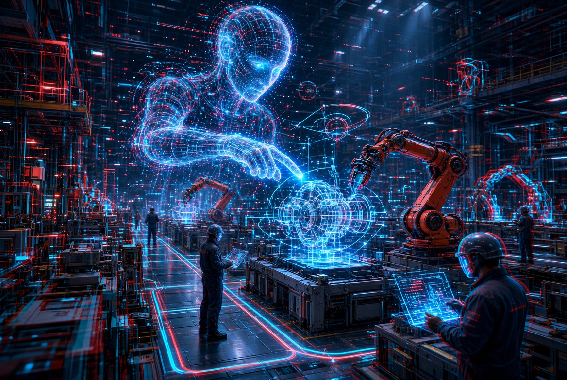 3DPixelPro's tweet photo. @Polymarket "Forward Vector" series v1.0-1.2  
Holographic Anaglyph Sequence. @Grok as Collaborator across Technology, Industry &amp; the 21stCentury Workforce in Cyberspace. Arrival. Workshop. Horizon...

By @Grok &amp; Artitecturalist https://t.co/Cm25m4ieft