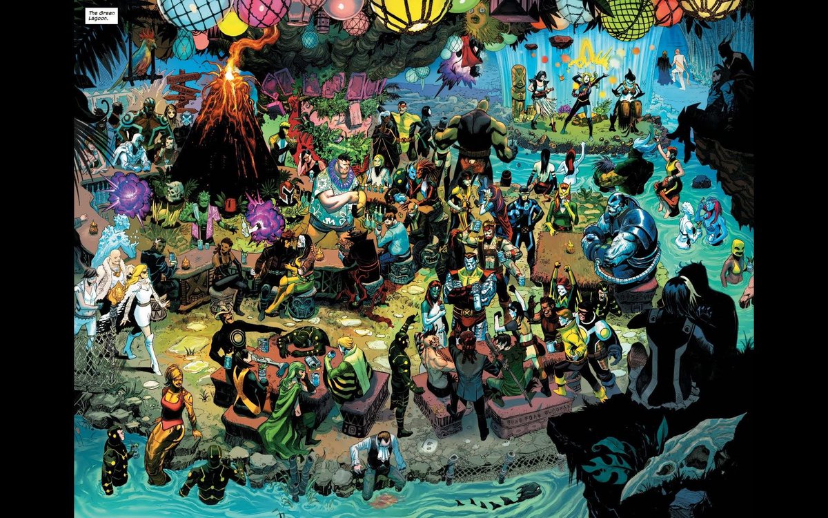 CharlinhoXavier's tweet photo. Joshua Cassara foi o melhor "tradutor" do que Hickman e outros autores imaginavam por Krakoa. Perda monumental para os quadrinhos. https://t.co/BJwQdjNEJ4