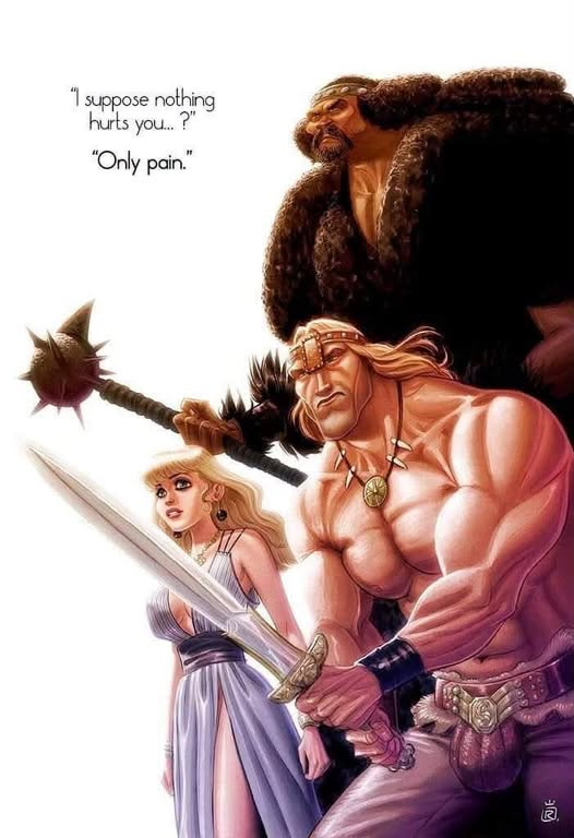 fabiaschi's tweet photo. When one of the party still has hit points and Crom isn't waiting for what is good in life! https://t.co/UOxAeLUp4q