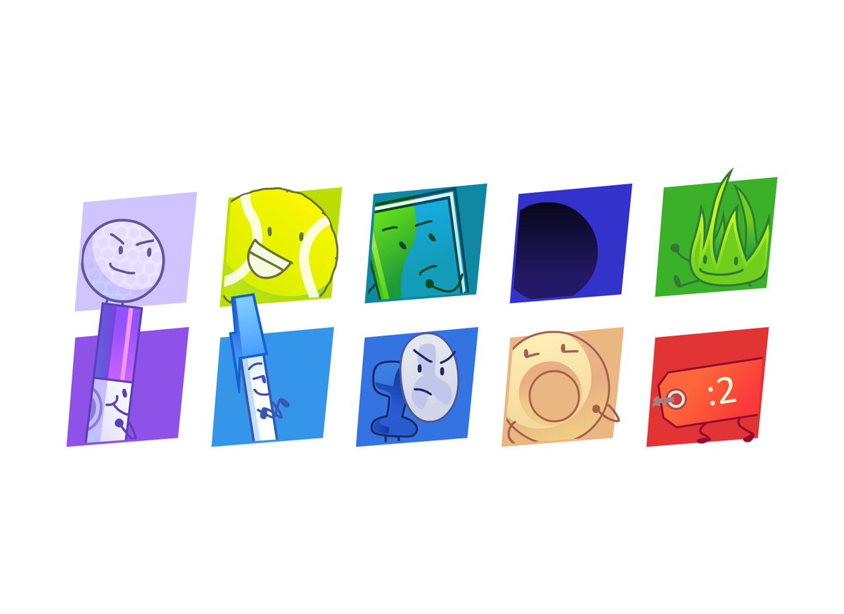 FlakesNCeros's tweet photo. Made a TPOT 25-Esque Voting icons of the final 10, it's pretty rushed https://t.co/fdqGwcwpiV