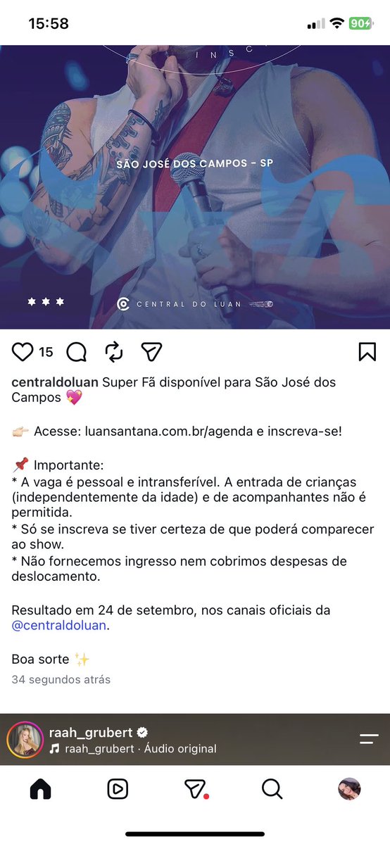dizpraeles's tweet photo. O POST NO INSTA SEM AS INFORMAÇÕES DE QUE VAI TER VAGA NO X PRA NÃO SAIR DA BOLHAAAAA

QUE SABOOOOORRRRR, NÓS VENCEMOS MTTTTT 

@centraldoluan EU TE AMOOOOOOOIO https://t.co/LvDe1rq2FI