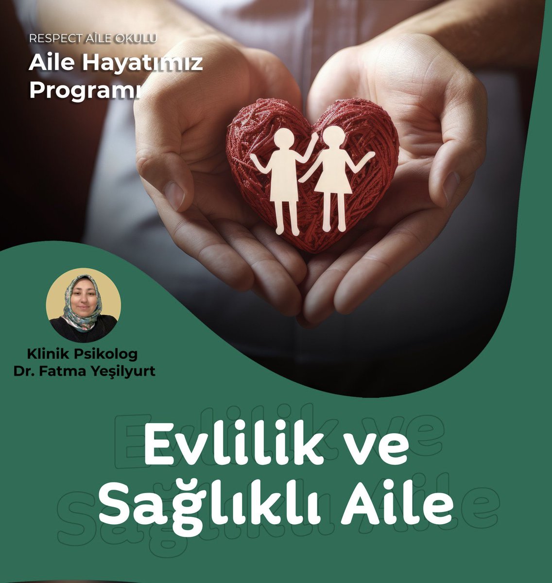 CemilTokpinar's tweet photo. Sevdiklerinize Aile Hayatımız Programını hediye edebilirsiniz!

Dost ve akrabalarınızdan evlenecek kimselere, nişanlı olanlara, yeni evlenenlere veya ailesinde sorun yaşayanlara en güzel hediye aile hayatımız programı.

Geniş bilgi ve kayıt için: 
https://t.co/Q7dPDWKjJu https://t.co/lcyYcFujhf