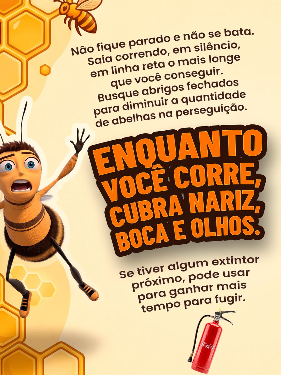 curitiba_pmc's tweet photo. Você deve ter visto o caso do ataque de um enxame de abelhas que virou notícia em todo o país. Mas você sabe o que fazer em uma situação dessas? Vem, que a gente te conta!

E a Prefeitura de Curitiba deseja melhoras para a criança vítima desse ataque. 💙 https://t.co/j3Mh0rEeUc