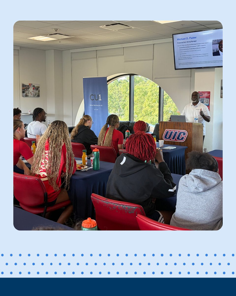 CU1forAll's tweet photo. August recap!

August = back to school season. Our team spent most of the month focusing on providing financial literacy seminars to students and adults. We are proud of our team for conintuing to show up and provide that crucial knowledge in a relatable and engageing manner! https://t.co/gpWpaQ9sg8