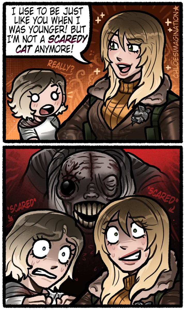 ChloeImagine's tweet photo. If Grace and Ashley met in resident evil requiem,, https://t.co/m3tWpBB50I
