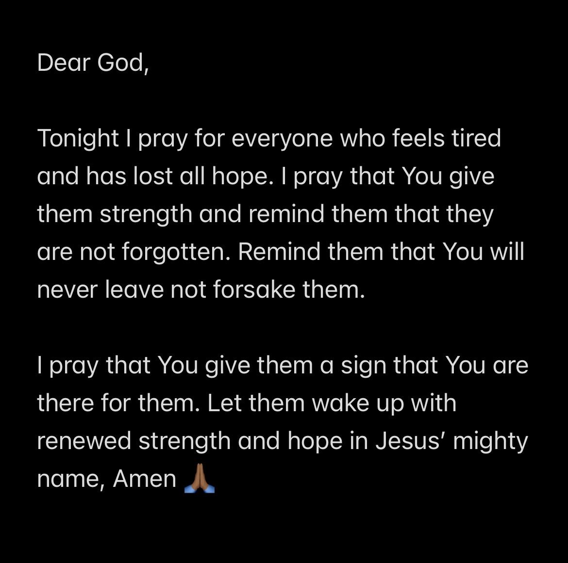 MYavhudi's tweet photo. My prayer for you 🙏🏾🙏🏾 https://t.co/hxuTxbLM97