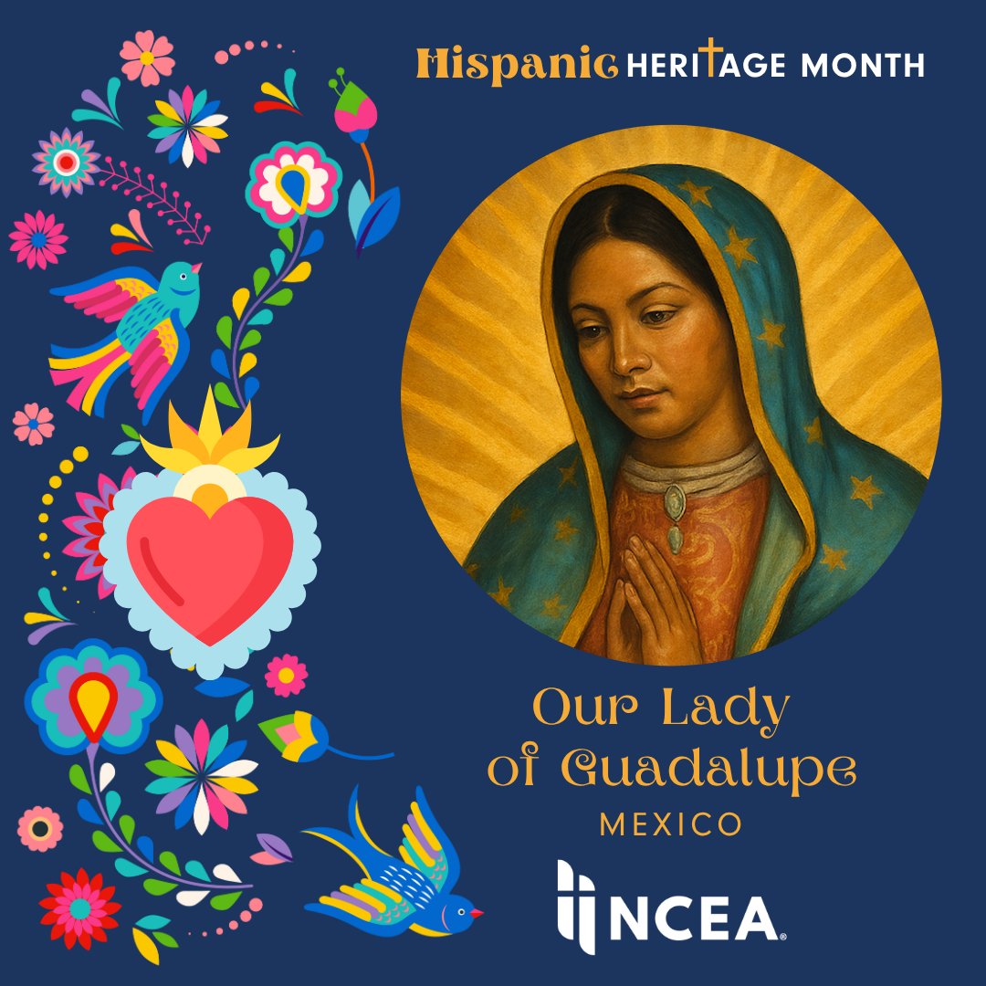 SJDCHS's tweet photo. 🌹Our Lady of Guadalupe reminds us that God speaks to every heart, in every language, and every culture. During Hispanic Heritage Month, we honor Nuestra Madre—a sign of hope, unity, and love for all peoples.✨
🌿 Rooted in faith. 🌎 Rich in culture. 🙏🏽 Growing in grace. https://t.co/tahVW4FBb0