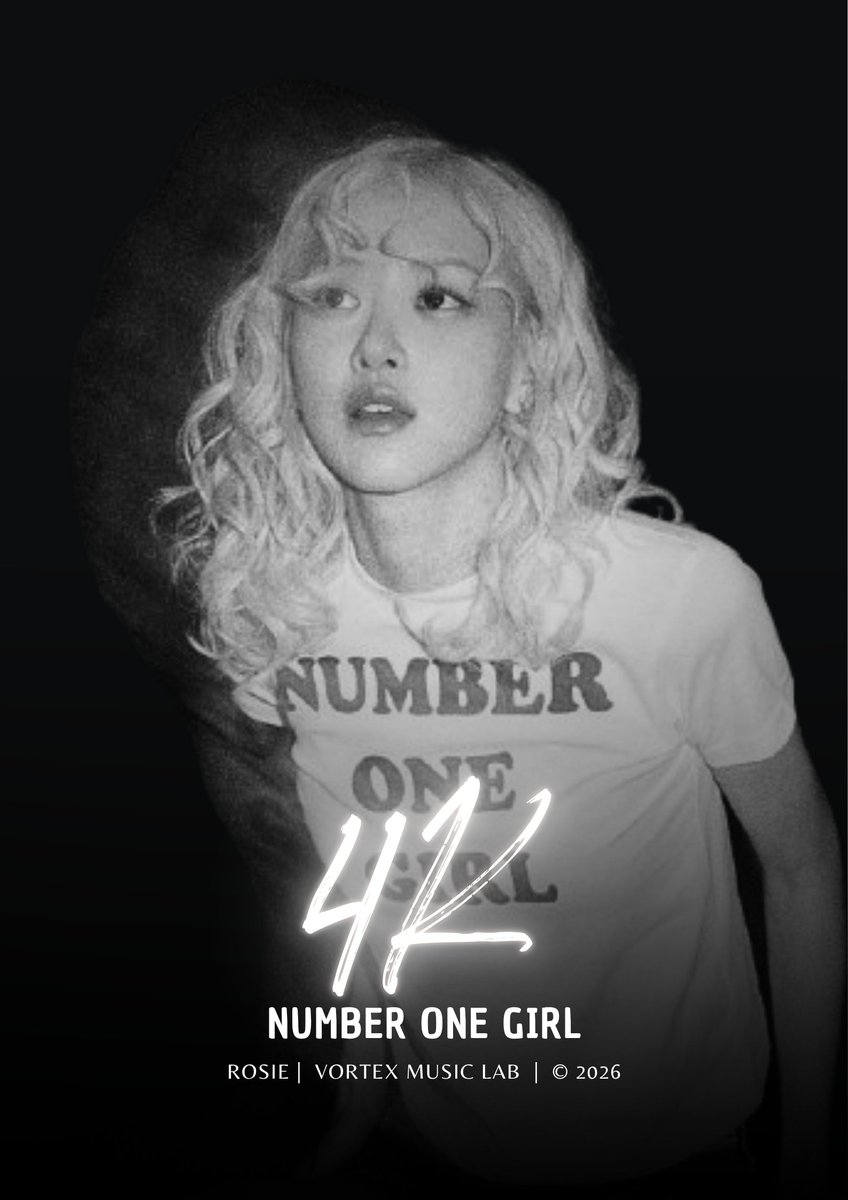 thisvml's tweet photo. [4K] 𝗥𝗢𝗦𝗜𝗘 (로지) — number one girl.    

ROSIE DEBUT OFICIAL.  
로지 'ROSIE'데뷔 앨범 _ 보텍스 뮤직 랩.    

All rights reserved for VORTEX MUSIC LAB © 2026 https://t.co/oo7pE8uMra