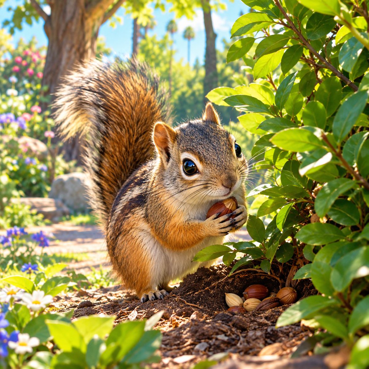 BabyMadisonOff's tweet photo. Hello Madilous 👶🐿️

Today…

I was taking a little walk with Daddy in Jonathanland. ✨

I was looking at the trees,

the flowers,

and everything moving around me.

Then suddenly…

I saw something running along the path. 😮

It was a little squirrel! 🐿️

He was moving very quickly,

with something in his tiny paws.

I stopped to watch him.

The squirrel stopped too.

Then he started moving again.

Hop, hop, hop…

I followed him with my eyes.

But what was he carrying? 👀

So I started following him,

one little step at a time.

The squirrel reached a tree,

then disappeared behind a little bush. 🌿

I gently moved the leaves with my little hand…

and there he was,

hiding his little treasure! 🐿️

I pointed at him and started babbling:

“Ba… ba… daaa…?” 👶

Daddy smiled.

“I think he’s preparing his little stash.” 💙

Then the squirrel ran away.

Hop, hop, hop…

I watched him disappear between the trees.

And me…

I’m still wondering if he’ll remember where he hid his little treasure! 🐿️✨

And you, Madilous…

have you ever seen a little squirrel hiding something? 🐿️

Baby Madison 👶💫
.
.
.
#BabyMadison #Jonathanland #Madilous #Squirrel #Nature #Animals #Childhood #Adventure #Magison