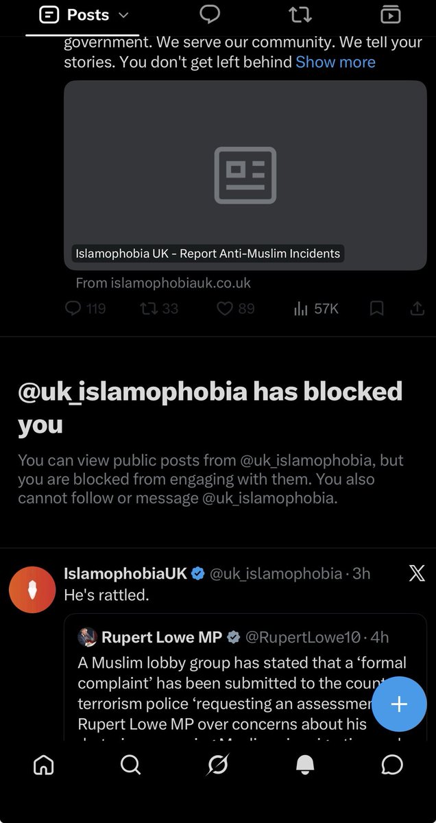 5Columnsparody's tweet photo. @uk_islamophobia has blocked me. They are clearly Jews in disguise. https://t.co/aKC8pgnfRl