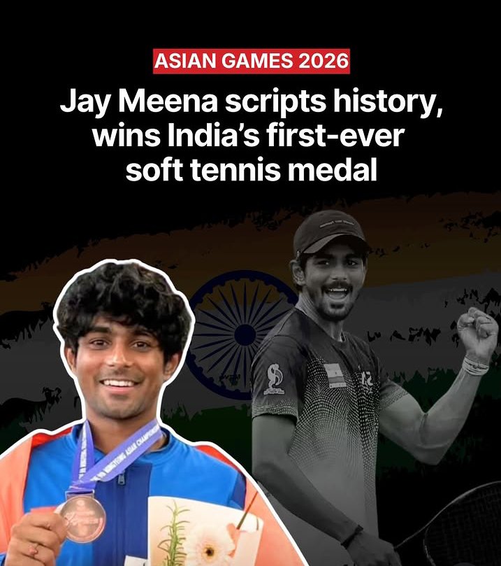 jayeshupad99105's tweet photo. Hey @ElvishYadav bhai! 🎾🇮🇳

Jab Asian Games Medalist Jay Meena Soft Tennis ke court par aate hain, toh poora Systumm hang ho jata hai! 

Jay Meena x Elvish Yadav ka ek "Soft Tennis Challenge" vlog ho jaye? Dekhte hain bhai ka Systumm soft ball par kaise chalta hai! 🔥🚀 https://t.co/90IN7OO8gn