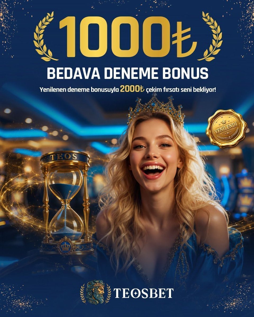 MerveRoyal's tweet photo. 🎁 TeosBet 1000₺ Bedava Deneme Bonusu! 🎁 Güncel fırsatı kaçırma!
🌐 Aktif giriş: https://t.co/RRcusLudUJ
💬 Yeni bonuslar: https://t.co/zRlYosstTp
#freespin #denemebonusu #freebet https://t.co/7HindjjCs9