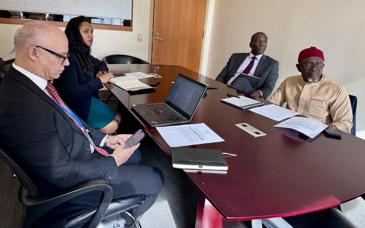 UNDPAfrica's tweet photo. As urgent global issues dominate #UNGA81, critical work is also happening behind the scenes.

@UNDP, @UNOSAA, @ECA_Official & @AfDB_Group met to discuss how to urgently scale support to African countries on sovereign credit ratings.

With the African Credit Rating Agency now established, it is urgent to scale up capacity-building support so countries can engage effectively, strengthen their credit profiles and access more affordable capital.
#ACRI #AfCRA